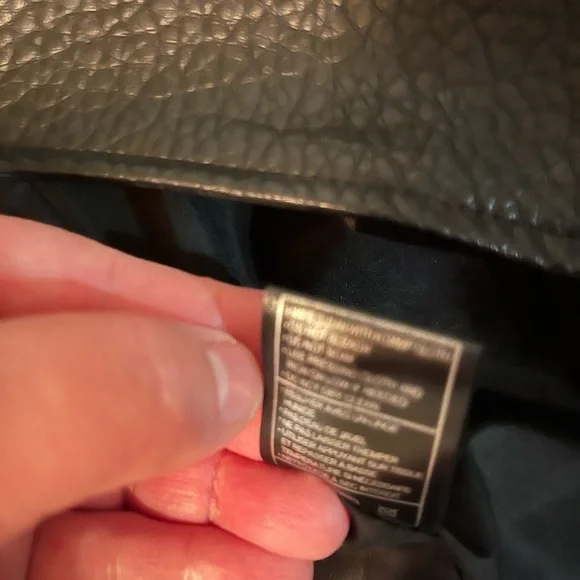 BB Dakota Baxley Faux Leather Floral Embroidered Biker Jacket Size S - Picture 8 of 9